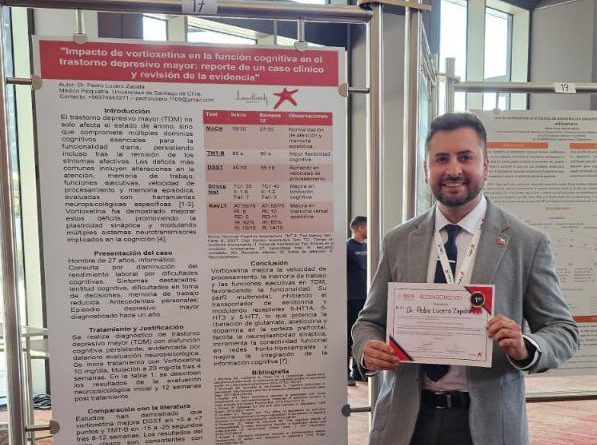 Médico del HCSBA gana 1° lugar en Congreso Latinoamericano de Psiquiatría